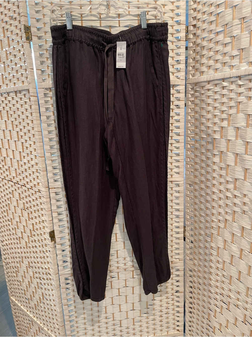 Sandro Black Relaxed Track Pants
